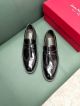 Ferragamo Man Black Calfskin Business Leather Shoes 0428122 (4)_th.jpg